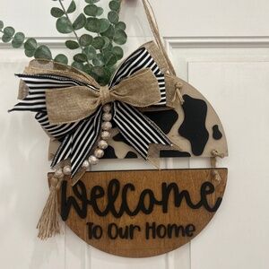 Farmhouse Welcome to Our Home Welcome Sign